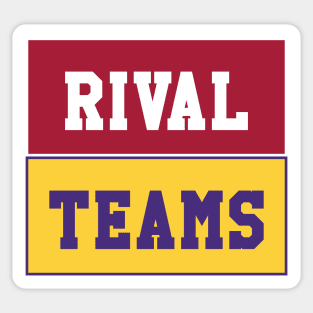 Rival Teams | Alabama vs LSU Sticker